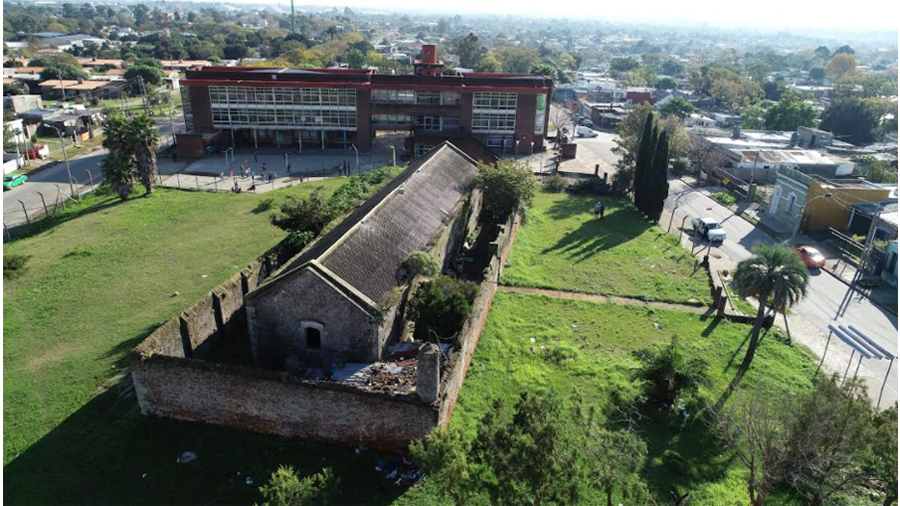Vista del interior restaurado de la Casa de la Pólvora